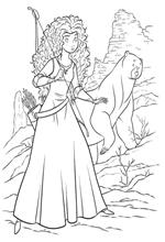 coloring page Merida Bear